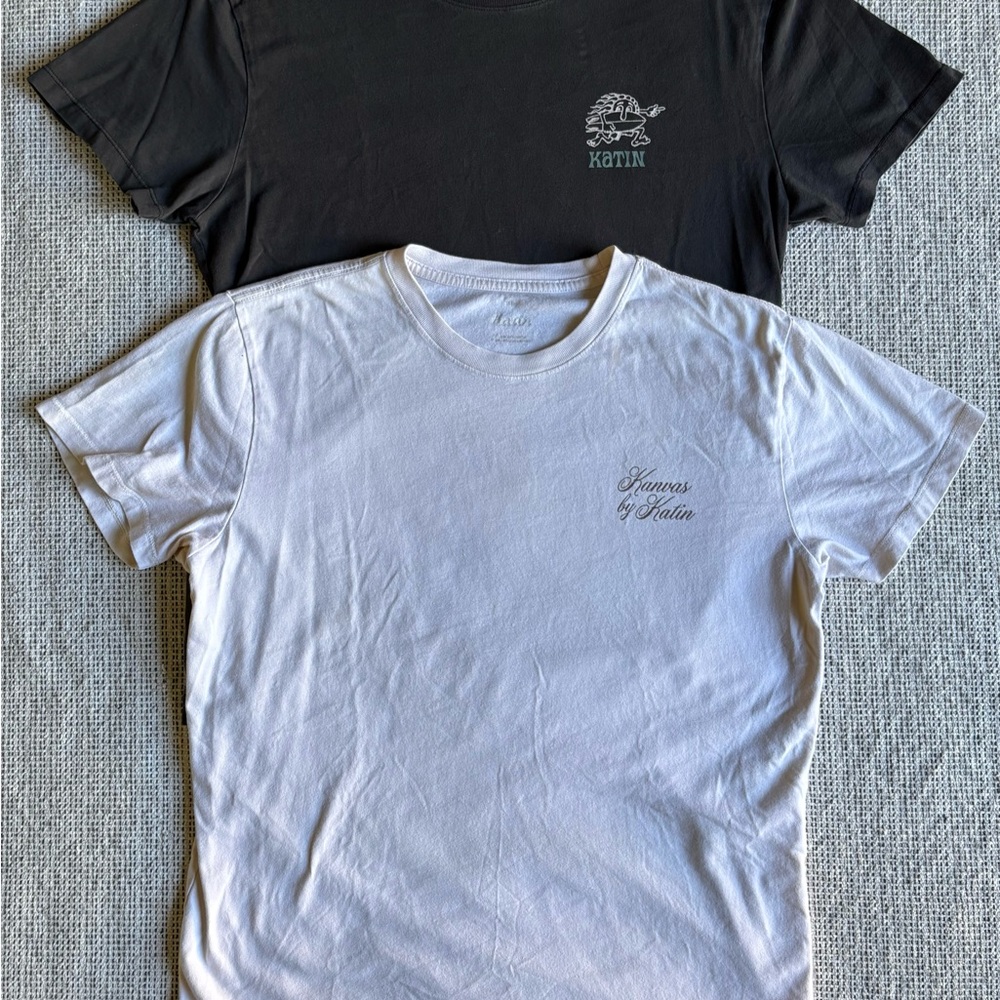Katin Men’s M Black and White Short Sleeve Tees